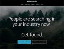 Tablet Screenshot of bloggeries.com